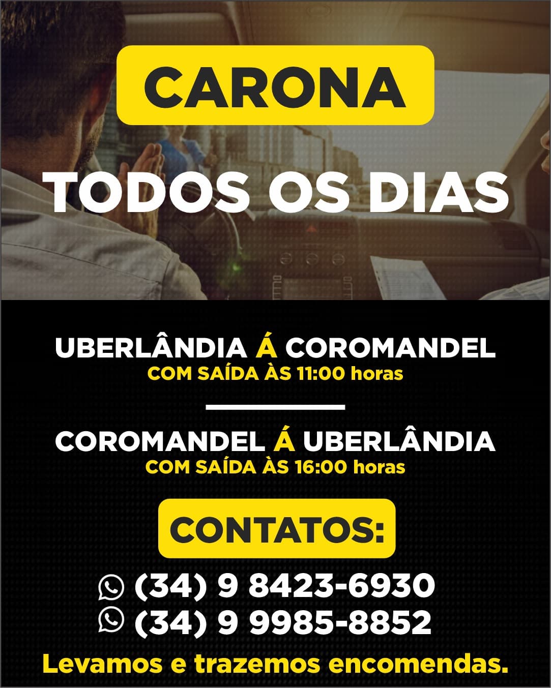 Viagens+Uberlândia+Coromandel+
