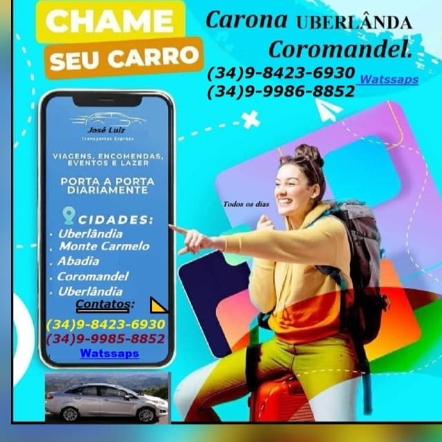 Caronas Uberlândia Coromandel