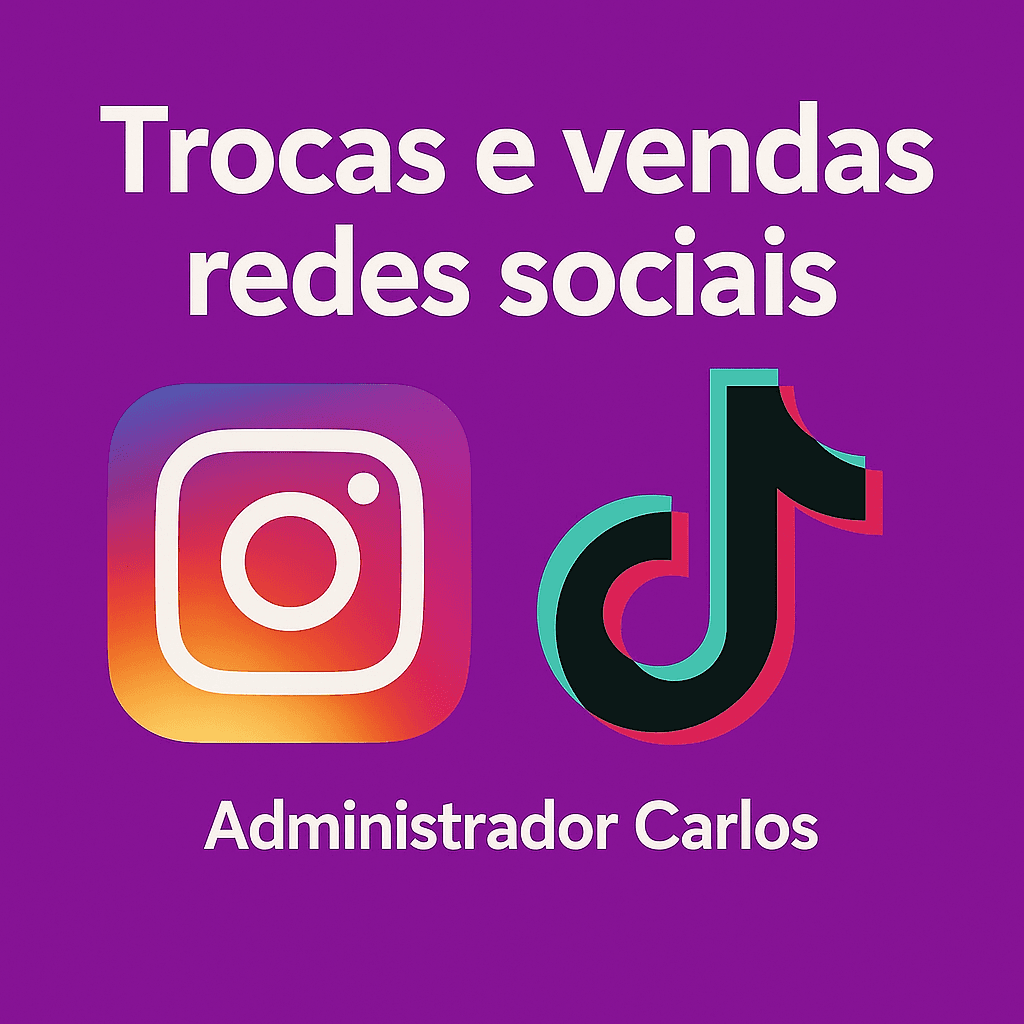 Vendas é trocas redes sociais