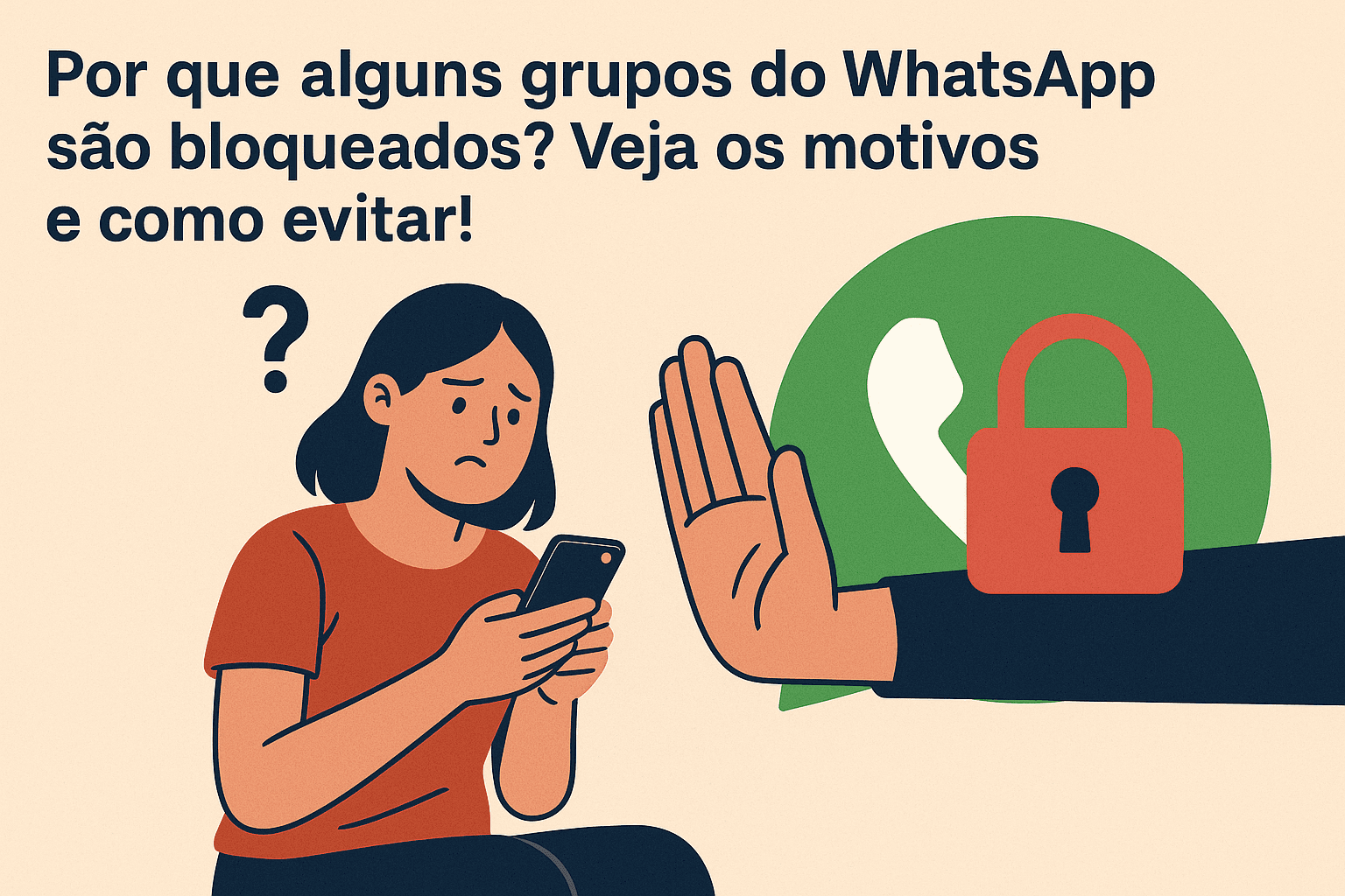 Por que alguns grupos do WhatsApp são bloqueados? Veja os motivos e como evitar!